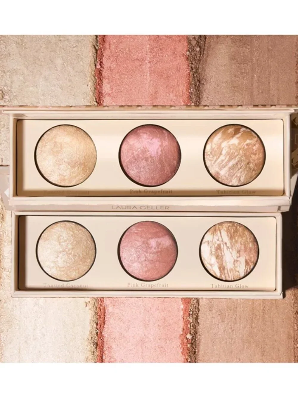 Laura Geller Lift-n-Glow Baked Face Trio Palette